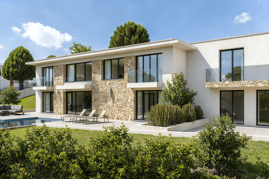 Projet Villa mixte activité libérale réalisé par un architecte Archidvisor