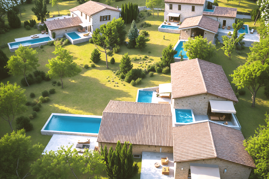 Projet Villas divisibles en suites hotelières réalisé par un architecte Archidvisor