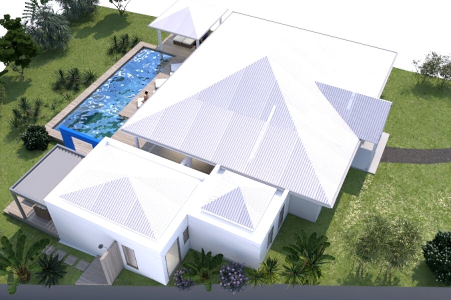 Projet Villa Surf Bleu réalisé par un architecte Archidvisor