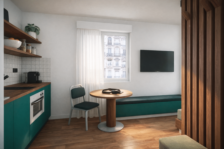 Projet Le Vert Parisien réalisé par un architecte d'intérieur Archidvisor