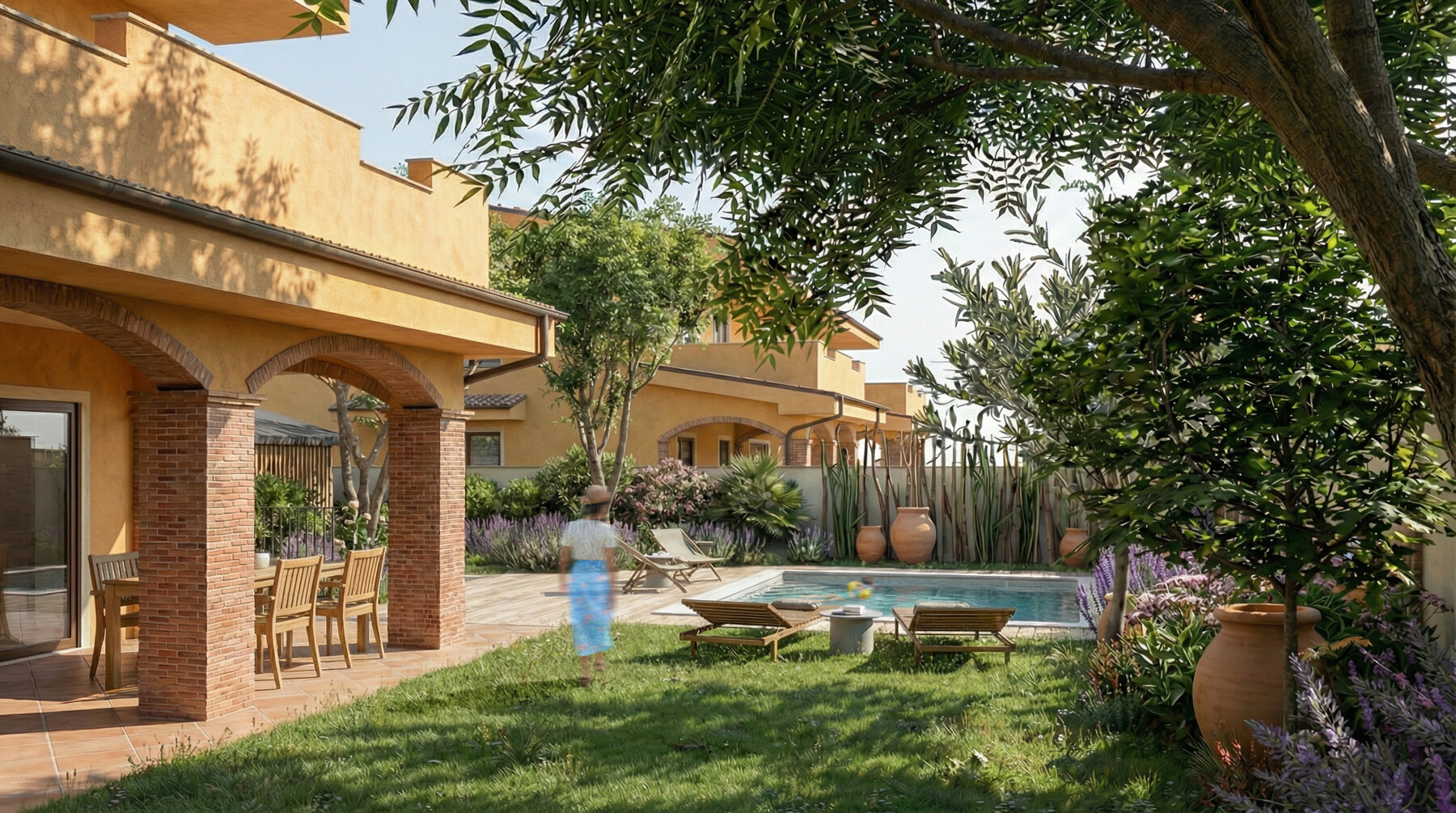 Aménagement extérieur - Maison individuelle par un architecte d'intérieur Archidvisor