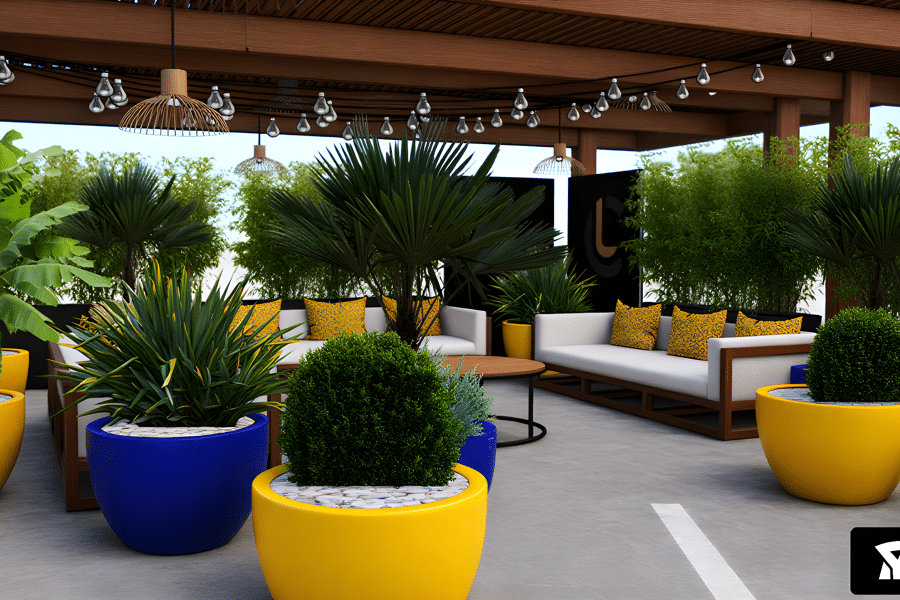 Projet Terrasse restaurant Meylan réalisé par un paysagiste Archidvisor