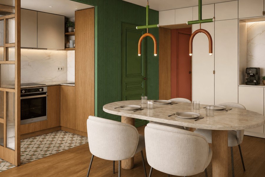 Projet Rénovation d'un appartement parisien réalisé par un architecte d'intérieur Archidvisor