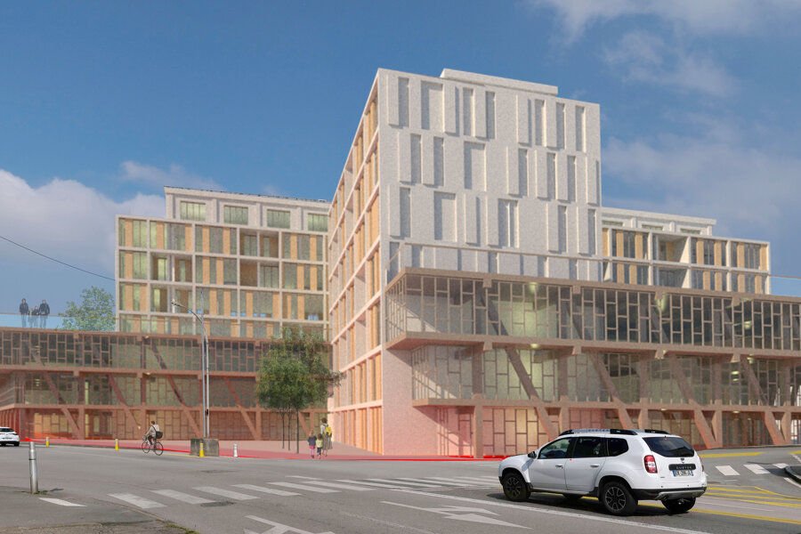 Projet Concours cité administrative réalisé par un architecte Archidvisor