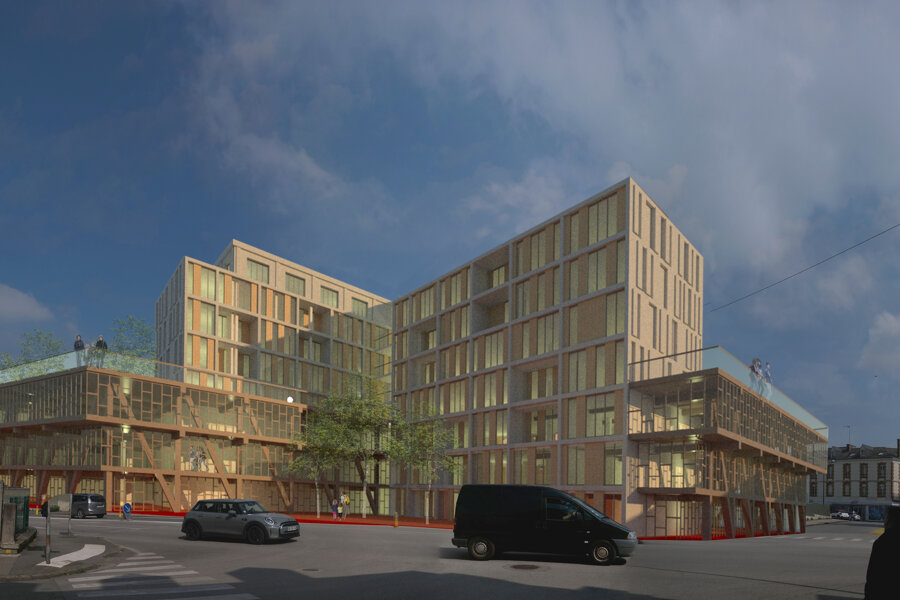 Projet Concours cité administrative réalisé par un architecte Archidvisor