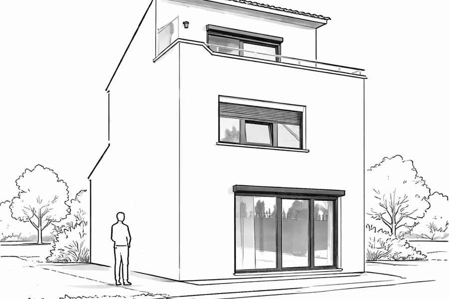 Projet Surélévation réalisé par un architecte d'intérieur Archidvisor