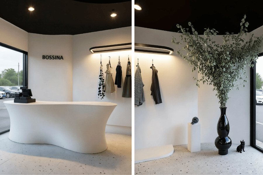 Projet Transformation d'une boutique de Luxe réalisé par un architecte d'intérieur Archidvisor