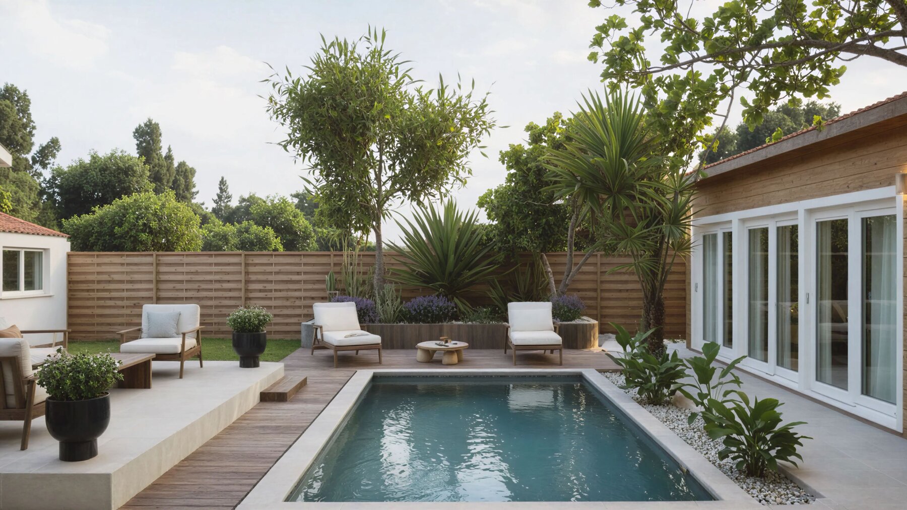 Aménagement extérieur - Maison individuelle par un architecte d'intérieur Archidvisor