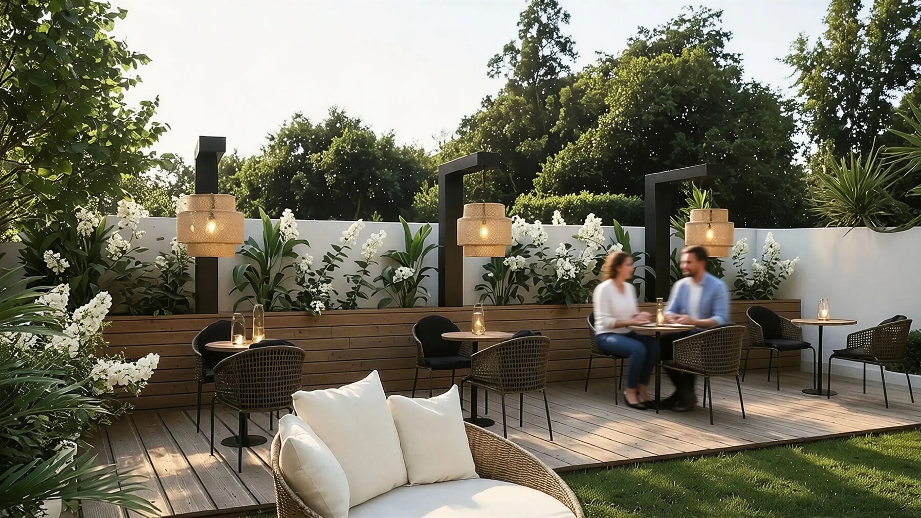 Aménagement extérieur - Restaurant par un architecte d'intérieur Archidvisor
