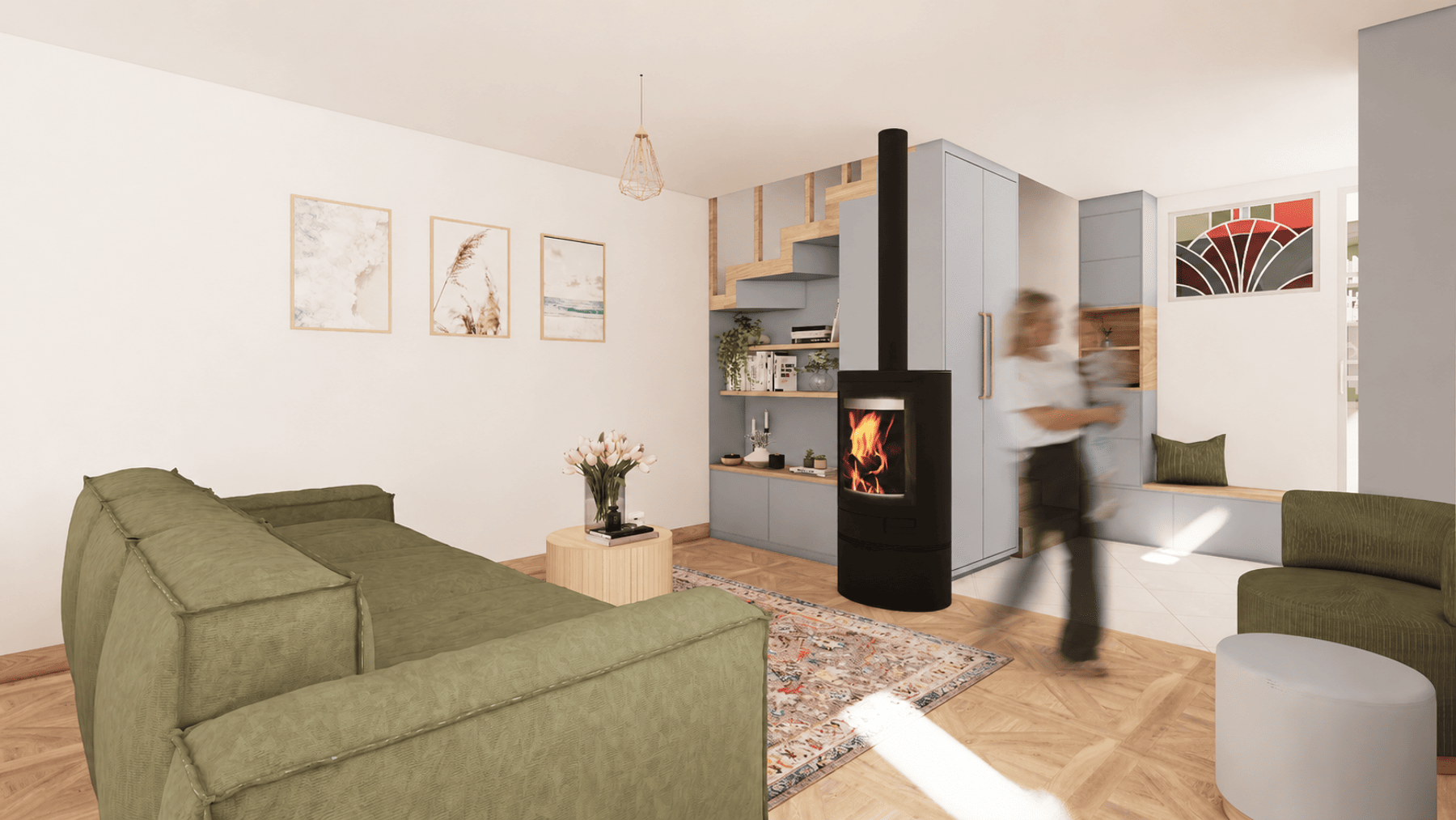 Aménagement intérieur - Maison individuelle par un architecte d'intérieur Archidvisor