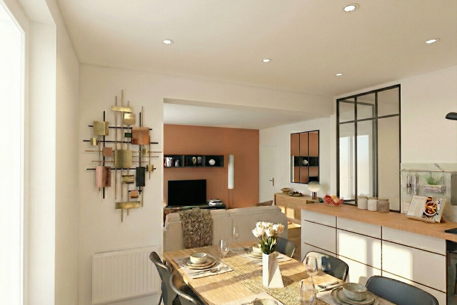 Projet Réaménagement et modernisation d'un appartement de 110 m² — Meudon réalisé par un architecte Archidvisor