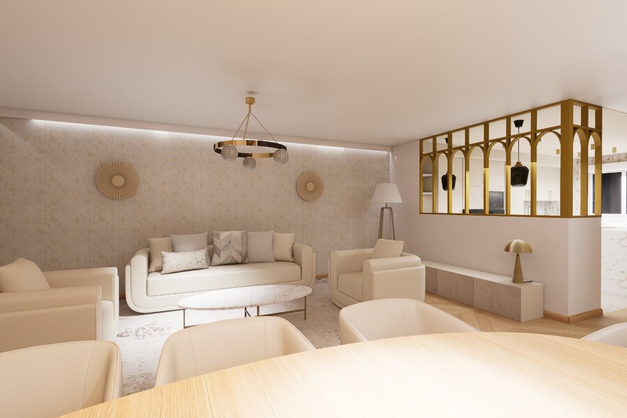 Projet Conception d'une pièce à vivre réalisé par un architecte d'intérieur Archidvisor