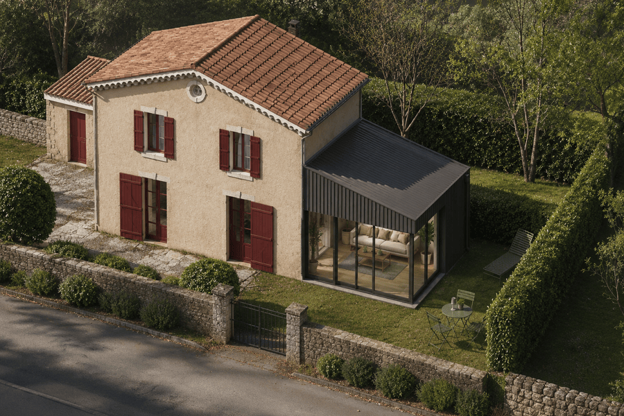 Projet Extension d’une maison individuelle réalisé par un architecte Archidvisor