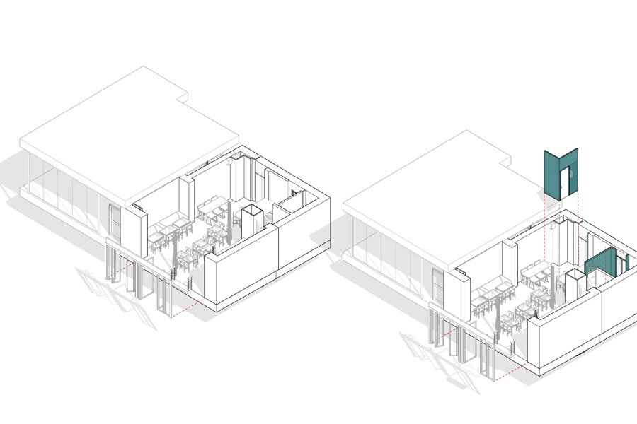 Projet Renovation d'un bistrot et mise en conformite PMR et securite incendie a Paris 20eme réalisé par un architecte Archidvisor