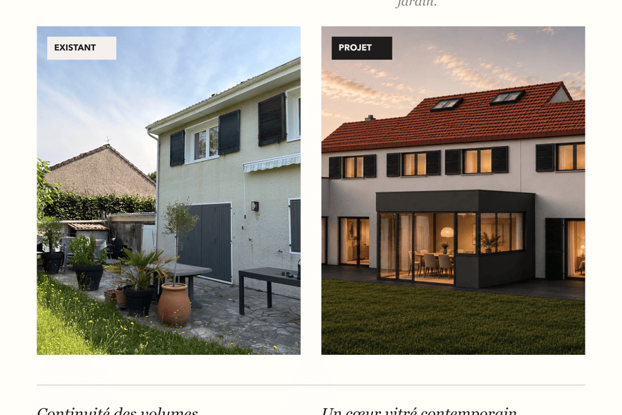 Projet Maison Lumière réalisé par un architecte Archidvisor