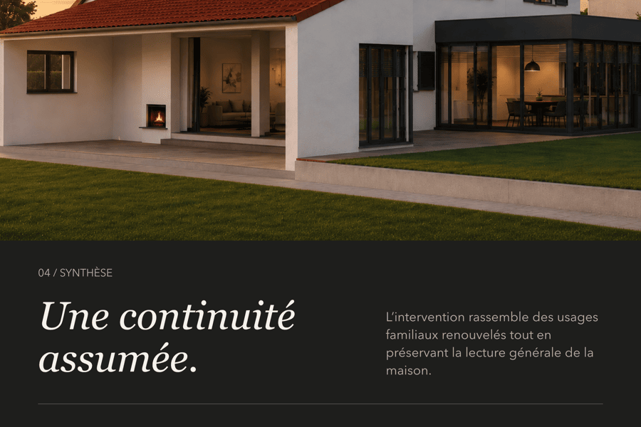 Projet Maison Lumière réalisé par un architecte Archidvisor