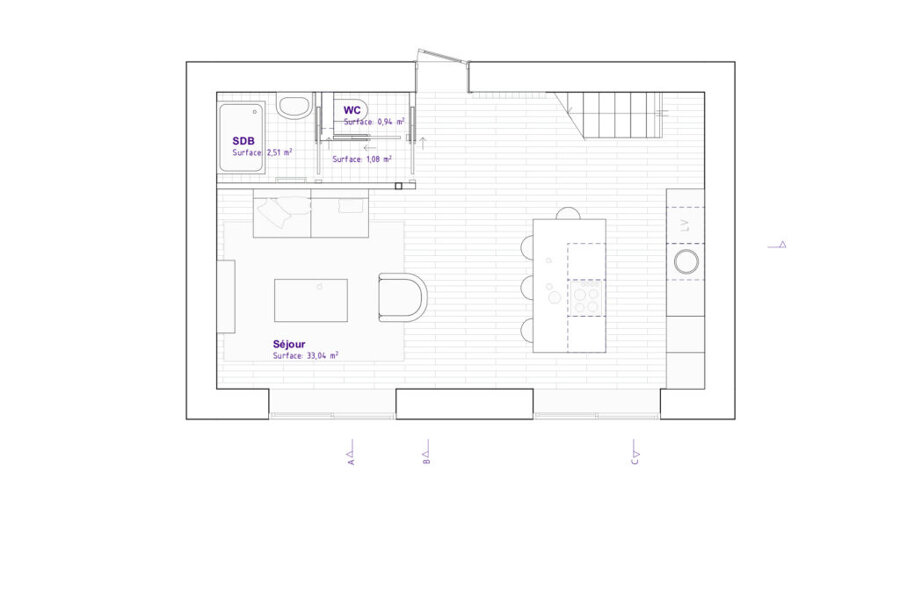 Projet Rénovation d'une grange en habitation réalisé par un architecte Archidvisor