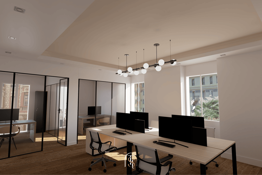 Projet Aménagement Bureau réalisé par un architecte d'intérieur Archidvisor