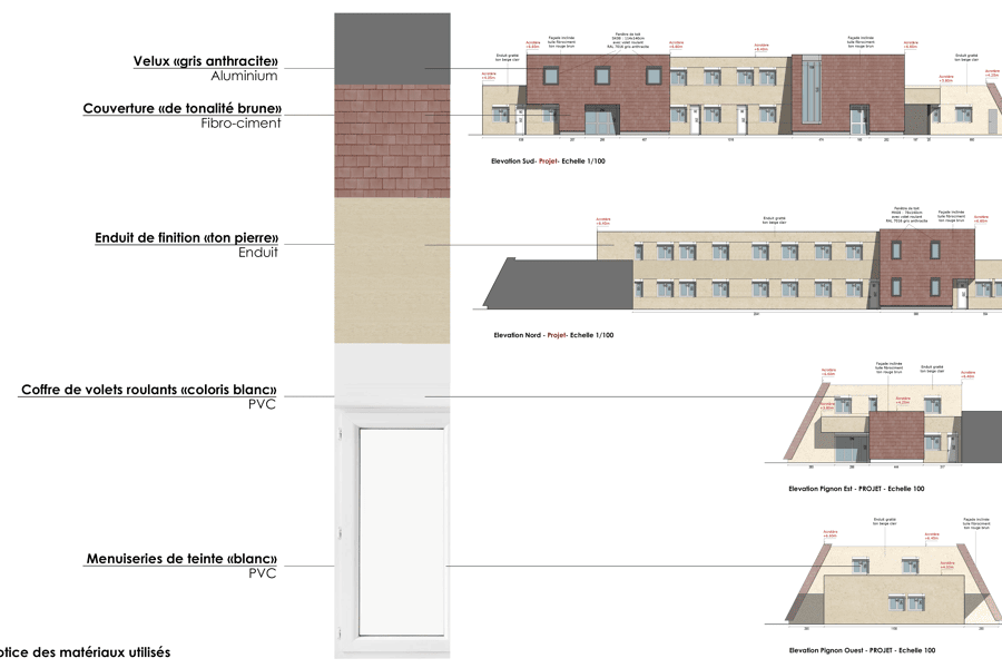Projet Réhabilitation des bureaux de la CPAM en 15 logements – Les Andelys réalisé par un architecte Archidvisor