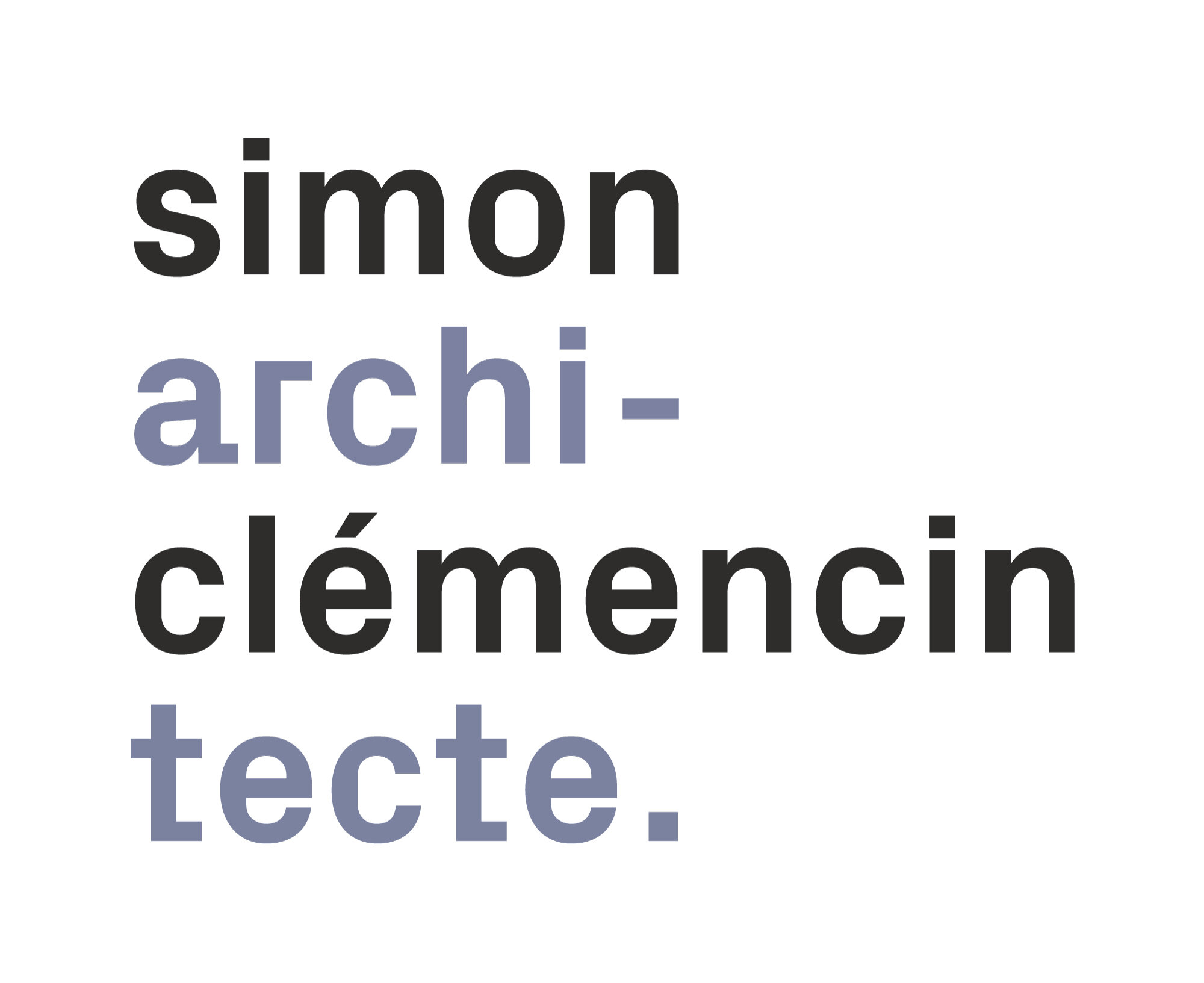 Simon Clémencin Architecte
